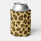 Leopard Tierdruckmuster Dose/Flasche Cooler Dosenkühler (Kanne Rückseite)