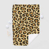 Leopard-Tierdruckmuster Golfhandtuch (Insitu)