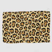 Leopard-Tierdruckmuster Golfhandtuch (Horizontal)