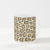 Leopard-Tierdruckmuster Mattglastasse (VorderseiteRechts)