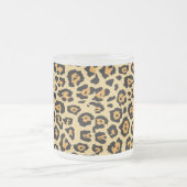 Leopard-Tierdruckmuster Mattglastasse (Mittel)