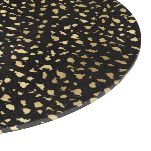 LEOPARD TIERDRUCKSCHALTFLÄCHE SCHNEIDEBRETT (Ecke)