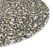 LEOPARD TIERDRUCKSCHALTFLÄCHE SCHNEIDEBRETT (Ecke)