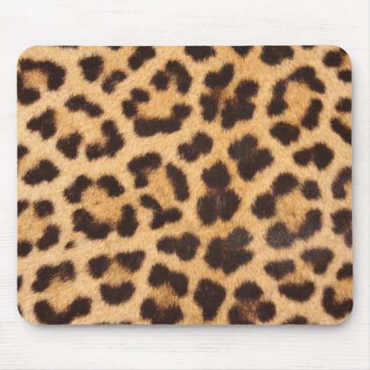 Leopard-Tierhaut-Druck Mousepad (Vorne)