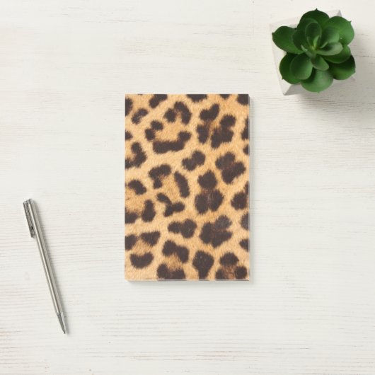 Leopard-Tierhaut-Druck Post-it Klebezettel (Büro)
