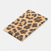 Leopard-Tierhaut-Druck Post-it Klebezettel (angewinkelt)
