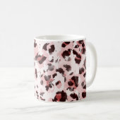 Leopard Tierhaut: Gefärbte Krawatte Elegance. Kaffeetasse (VorderseiteRechts)