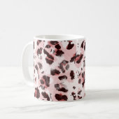 Leopard Tierhaut: Gefärbte Krawatte Elegance. Kaffeetasse (Vorderseite Links)