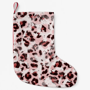 Leopard Tierhaut: Gefärbte Krawatte Elegance. Kleiner Weihnachtsstrumpf