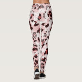 Leopard Tierhaut: Gefärbte Krawatte Elegance. Leggings (Rückseite)