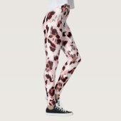Leopard Tierhaut: Gefärbte Krawatte Elegance. Leggings (Rechts)