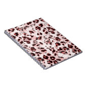 Leopard Tierhaut: Gefärbte Krawatte Elegance. Notizblock (Rechte Seite)