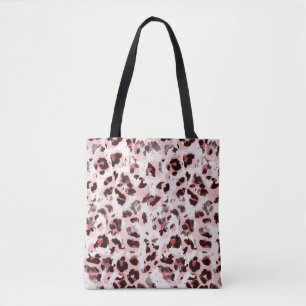 Leopard Tierhaut: Gefärbte Krawatte Elegance. Tasche