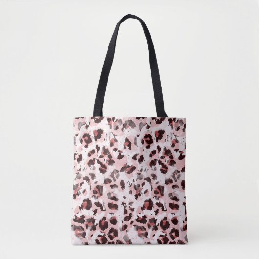 Leopard Tierhaut: Gefärbte Krawatte Elegance. Tasche (Vorderseite)