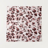 Leopard Tierhaut: Gefärbte Krawatte Elegance. Wandteppich (Vorderseite (Horizontal))