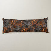 Leopard Tiger Fell trendy Seitenschläferkissen (Rückseite)