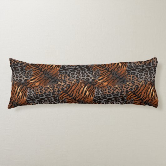 Leopard Tiger Fell trendy Seitenschläferkissen (Vorderseite)