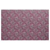Leopard Tiger grau Burgundy gepunktete Tierhaut . Stoff (Yard (91,4 cm))