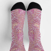 Leopard Tiger Haut trendiger gefleckter gestreifte Socken (Oben)
