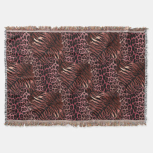 Leopard-Tiger-Hauttrendy Decke