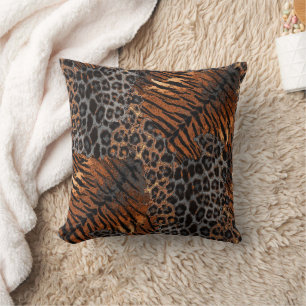 Leopard Tiger Skin Mode Kissen