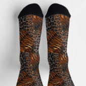 Leopard Tiger Skin trendy Socken (Oben)