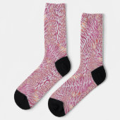 Leopard Tiger Skin trendy Socken (Linkes Detail)