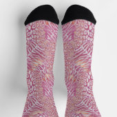 Leopard Tiger Skin trendy Socken (Oben)