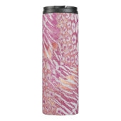 Leopard Tiger Skin trendy Thermosbecher (Rückseite)