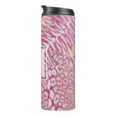 Leopard Tiger Skin trendy Thermosbecher (Nach rechts gedreht)