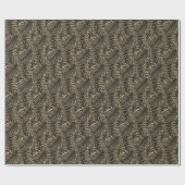 Leopard-Tigerhaut-Trendpapier Geschenkpapier (Flach)