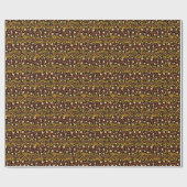 Leopard, Tigerhäute, wildes Muster. Geschenkpapier (Flach)