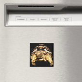 Leopard Tortoise Magnet (In Situ (Geschirrspüler))