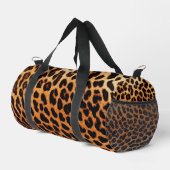 Leopard Trendy Cat Animal Print Collection Duffle Bag (Rechte Ecke)
