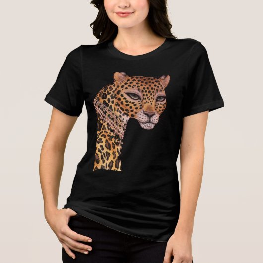 Leopard Tri-Blend Shirt (Vorderseite)