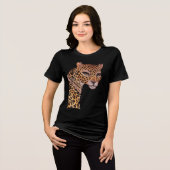 Leopard Tri-Blend Shirt (Vorderseite voll)