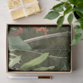 Leopard Tropical Floral n Foliage Dschungeldecke Seidenpapier (Geschenk)