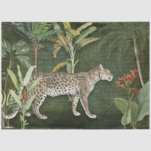 Leopard Tropical Floral n Foliage Dschungeldecke