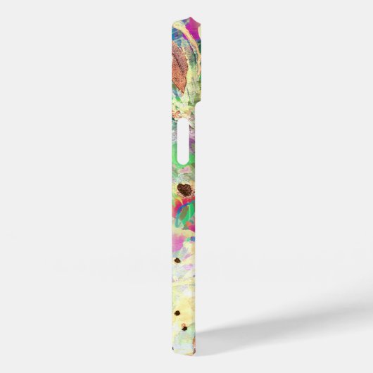 Leopard tropische blumenhawaiianische Pastellfarbe Case-Mate iPhone Hülle (Rückseite / Rechts)