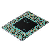Leopard Turquoise Custom Prayer Journal Notizblock (Linke Seite)