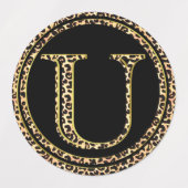 Leopard U Etiketten (Design 2)