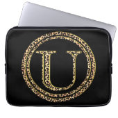 Leopard U Laptopschutzhülle (Vorderseite)
