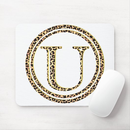 Leopard U Mousepad (Mit Mouse)