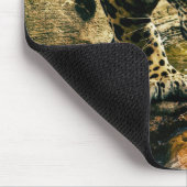 Leopard überquert ein Stream-Foto Mousepad (Ecke)