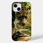 Leopard überquert einen Strom Case-Mate iPhone Hülle (Rückseite)