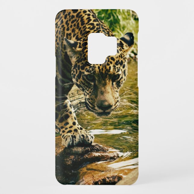 Leopard überquert einen Strom Case-Mate Samsung Galaxy Hülle (Rückseite)