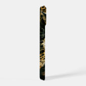 Leopard überquert einen Strom iPhone 15 Hülle (Rechte Seite)