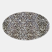 Leopard Umschlag Aufkleber Gastgeschenk Labels (Vorderseite)