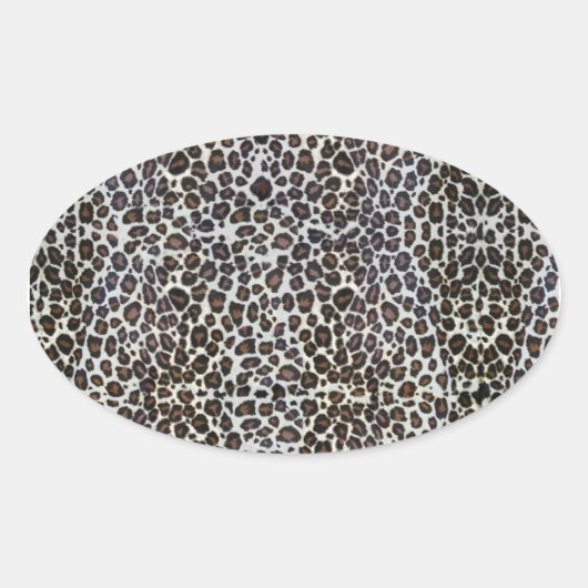 Leopard Umschlag Aufkleber Gastgeschenk Labels (Vorderseite)