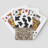 Leopard und Cowhide Spielkarten (Rückseite)